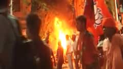  लोकसभा चुनाव: कोलकाता में बीजेपी अध्यक्ष अमित शाह के रोड शो के दौरान हंगामा-आगजनी, रोड शो खत्म