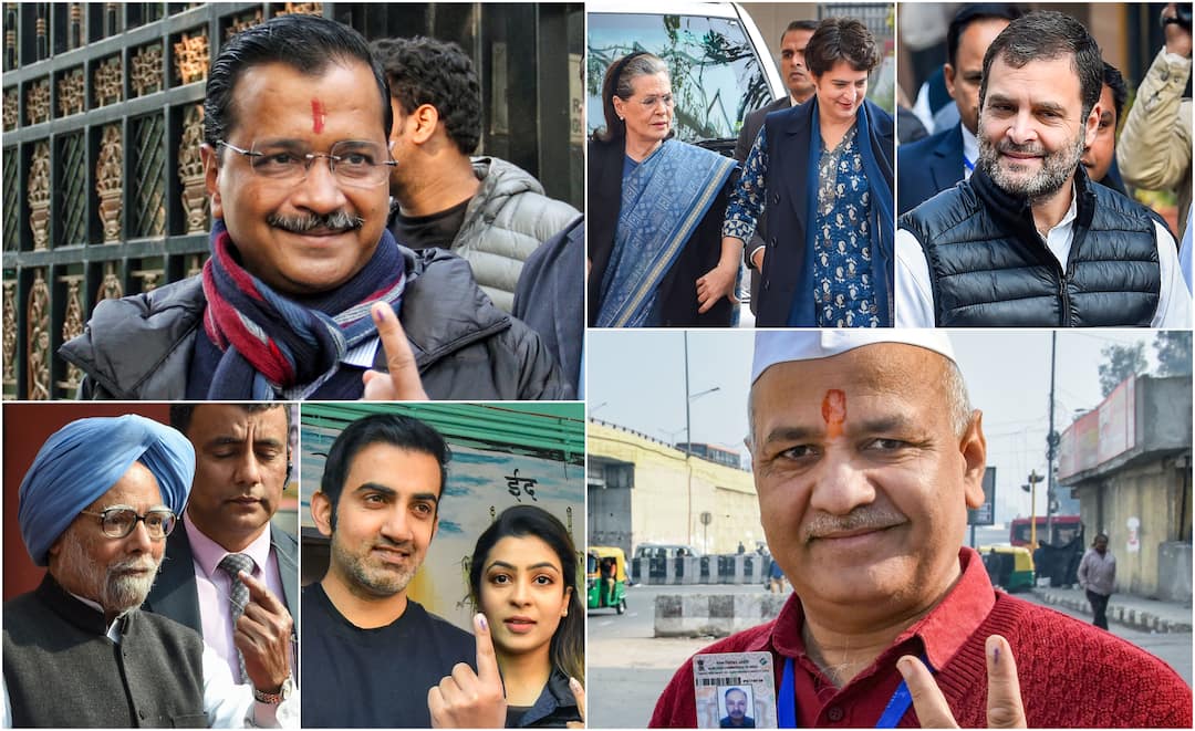 Delhi Election Voting: दिल्ली चुनाव में शाम 6 बजे तक 57.06 फीसदी मतदान दर्ज हुआ LIVE UPDATES: Delhi Assembly Election Voting, news and updates, kejriwal, sisodia, rahul, sonia and advani cast vote Delhi Election Voting: दिल्ली चुनाव में शाम 6 बजे तक 57.06 फीसदी मतदान दर्ज हुआ