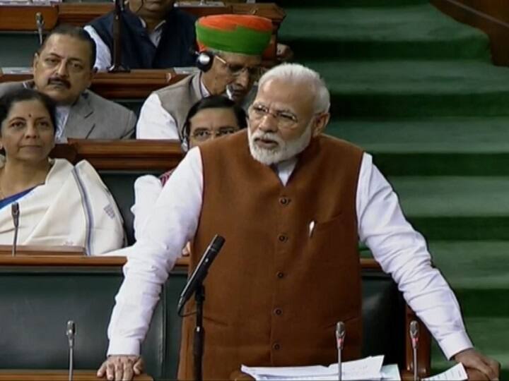 LIVE UPDATES: Narendra Modi speech in lok sabha on motion of thanks starts LIVE: लोकसभा में बोले मोदी, 'कश्मीर भारत का मुकुट मणि है, भारत का संविधान जम्मू-कश्मीर में लागू'