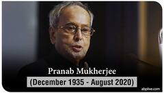 Former President Pranab Mukherjee Passes Away; Centre Declares 7 Days National Mourning, Funeral In Delhi Tomorrow|HIGHLIGHTS