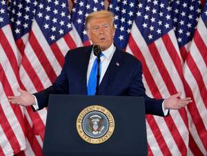 US Elections LIVE Updates: ટ્રંપે કહ્યું અમે ચૂંટણી જીતી રહ્યા છે, પરંતુ મતગણતરીને સુપ્રીમ કોર્ટમાં પડકારીશુ