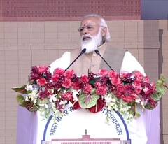 New Parliament Foundation, PM Modi HIGHLIGHTS: ‘In New Building, Ambitions Of 21st Century India Will Be Realised,’ Says PM Modi