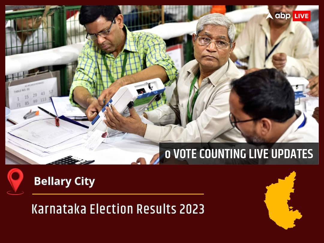 Bellary City Election Result 2023 Live Inc Candidate Nara Bharath