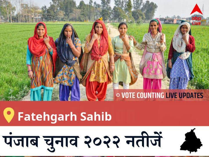 Fatehgarh Sahib  Election 2022 Results LIVE Updates Constituency vote counting winner loser tally who will winPunjab assembly election 2022 latest news Fatehgarh Sahib Election Result 2022LIVE: AAP के LAKHBIR SINGH RAI की हुई जीत, BJP के <runner_candidate> रहें दूसरे नंबर पर  