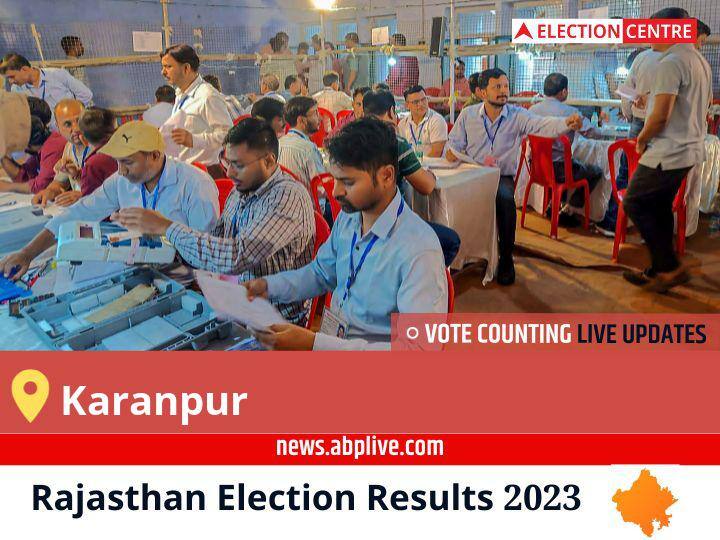 Karanpur Election Result 2023 LIVE Karanpur Who will win from the