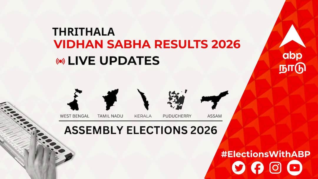 திரிதலா தொகுதியில் Inc-வின் V T Balram வெற்றி, Cpi(m)-வின் M B Rajesh இரண்டாம் இடம் Thrithala Election Result 2026 LIVE Updates: Vote Counting Winner Loser Kerala Assembly Election Latest News திரிதலா தொகுதியில் Inc-வின் V T Balram வெற்றி, Cpi(m)-வின் M B Rajesh இரண்டாம் இடம்