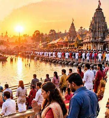 Ramkund ghats at Panchavati